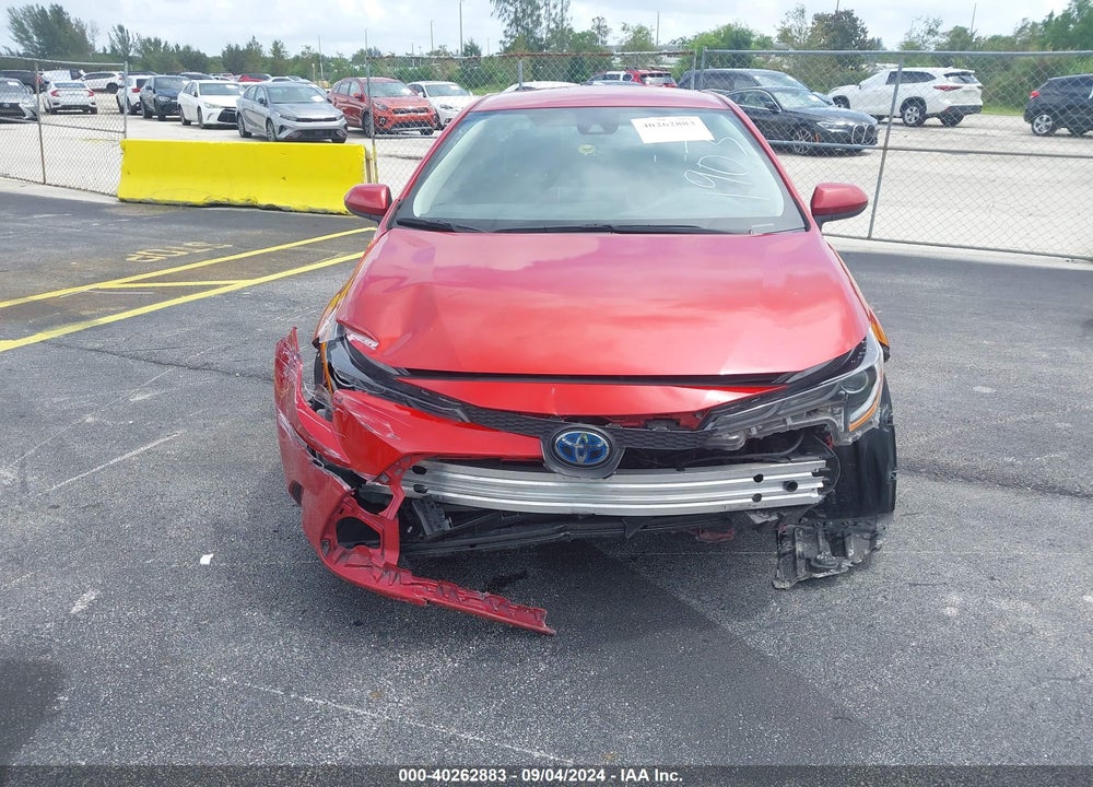 2021 TOYOTA COROLLA HYBRID LE VIN: JTDEAMDE8MJ031903