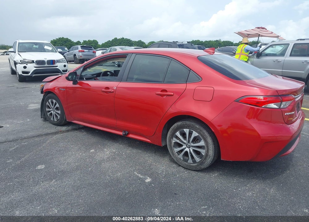 2021 TOYOTA COROLLA HYBRID LE VIN: JTDEAMDE8MJ031903