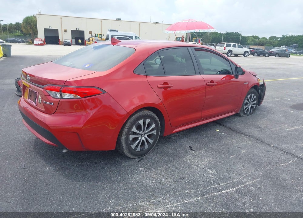 2021 TOYOTA COROLLA HYBRID LE VIN: JTDEAMDE8MJ031903