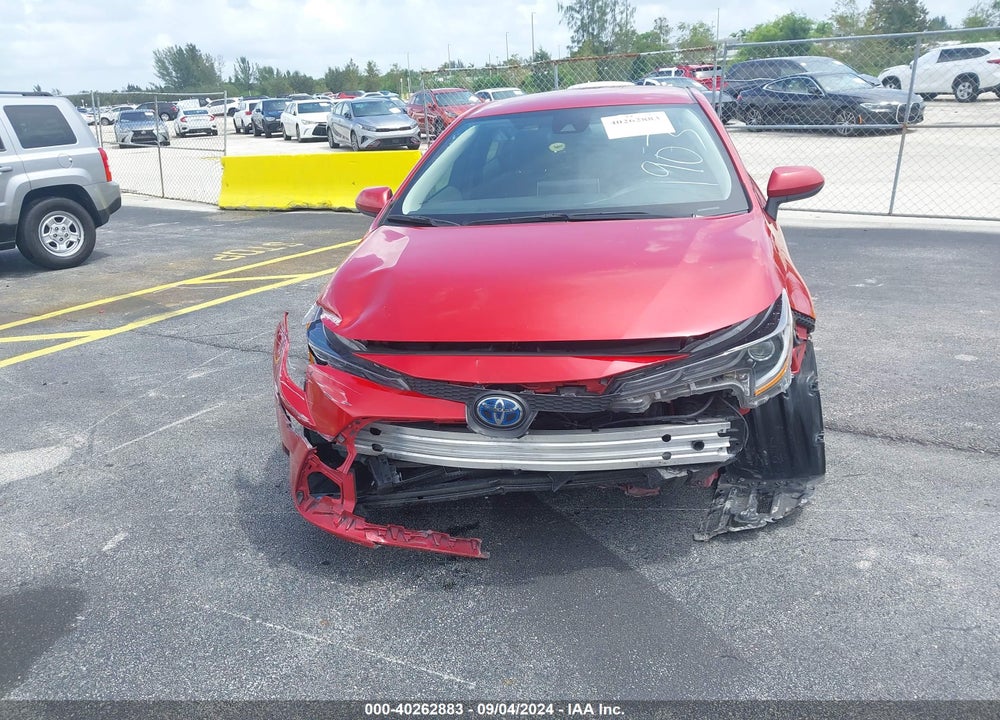 2021 TOYOTA COROLLA HYBRID LE VIN: JTDEAMDE8MJ031903