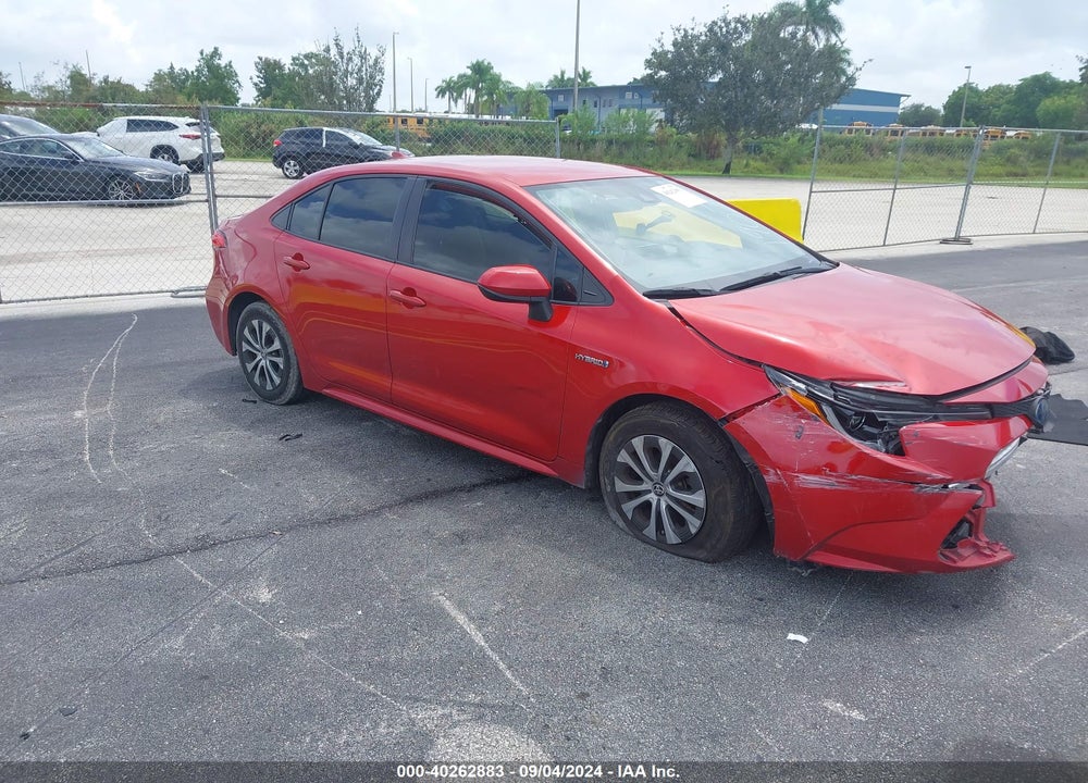 2021 TOYOTA COROLLA HYBRID LE VIN: JTDEAMDE8MJ031903