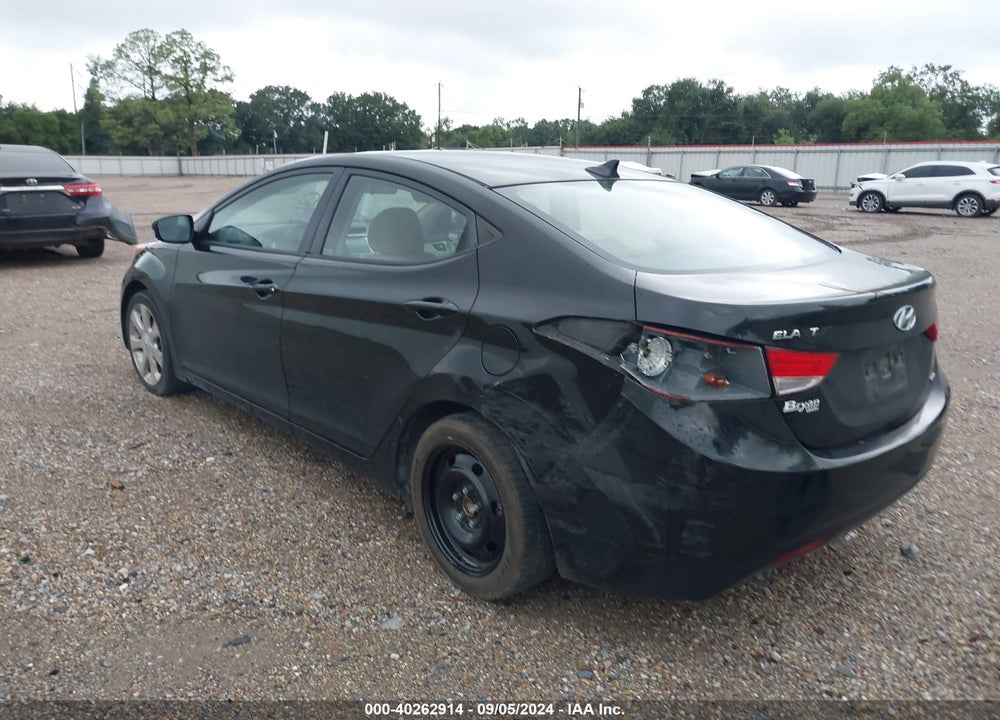 2011 HYUNDAI ELANTRA LIMITED (ULSAN PLANT) VIN: KMHDH4AE9BU127929