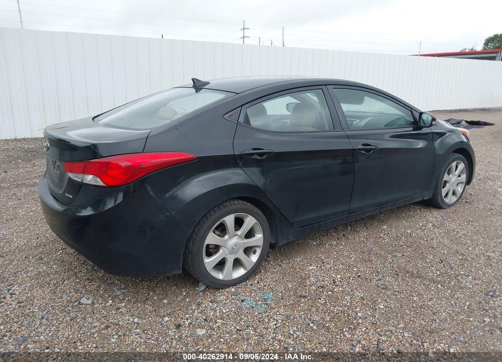 2011 HYUNDAI ELANTRA LIMITED (ULSAN PLANT) VIN: KMHDH4AE9BU127929