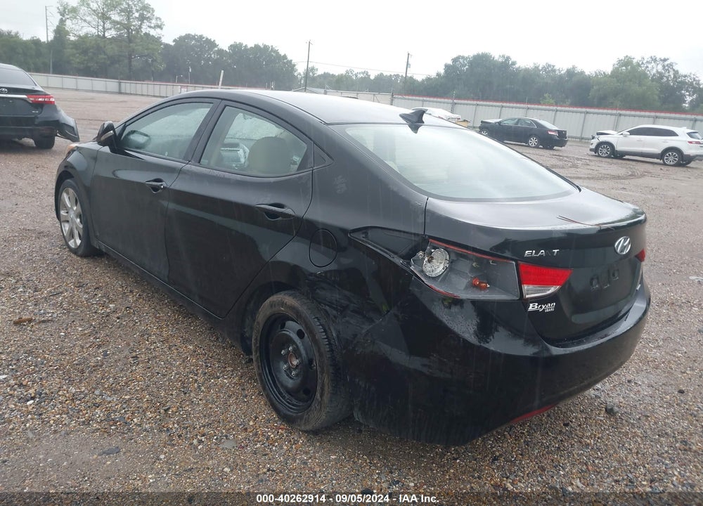 2011 HYUNDAI ELANTRA LIMITED (ULSAN PLANT) VIN: KMHDH4AE9BU127929