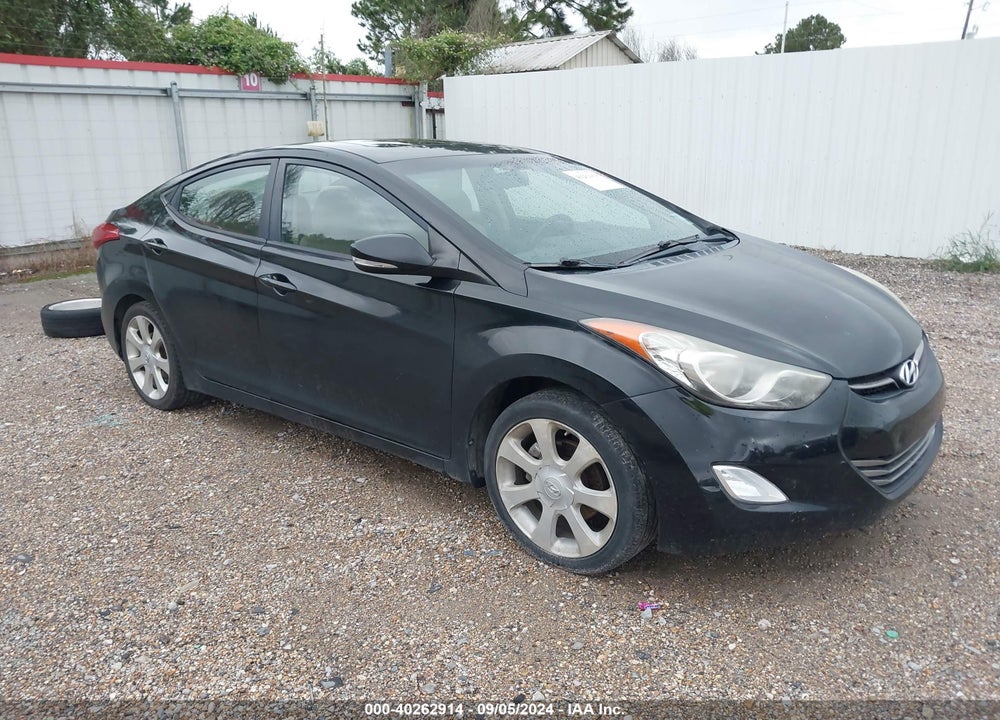 2011 HYUNDAI ELANTRA LIMITED (ULSAN PLANT) VIN: KMHDH4AE9BU127929