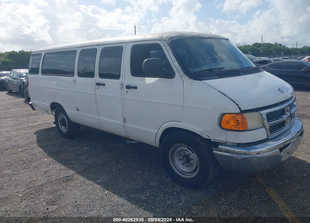 1999 DODGE RAM WAGON 3500 VIN: 2B5WB35Y5XK545620