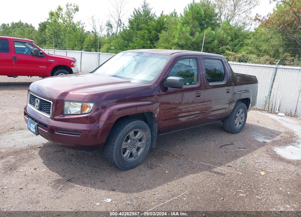 2007 HONDA RIDGELINE RTX VIN: 2HJYK16337H539654