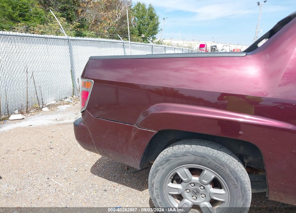 2007 HONDA RIDGELINE RTX VIN: 2HJYK16337H539654