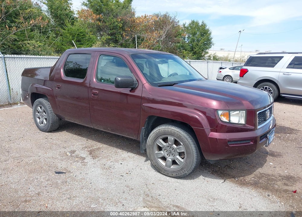 2007 HONDA RIDGELINE RTX VIN: 2HJYK16337H539654