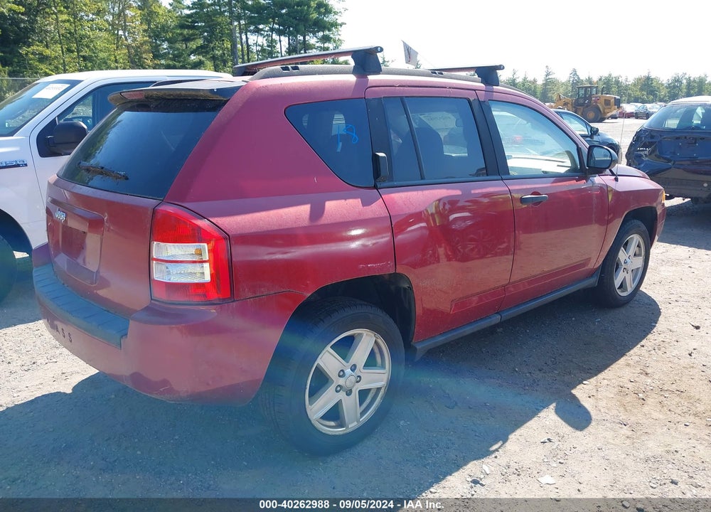 2007 JEEP COMPASS SPORT VIN: 1J8FF47W57D378062