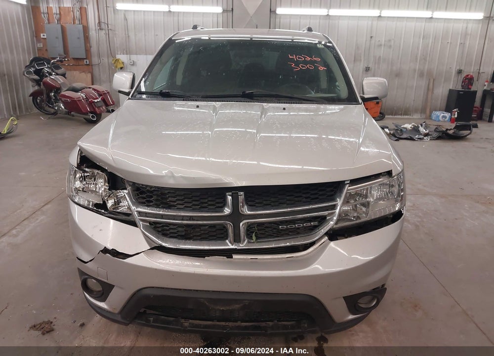 2012 DODGE JOURNEY SXT VIN: 3C4PDDBG6CT163277