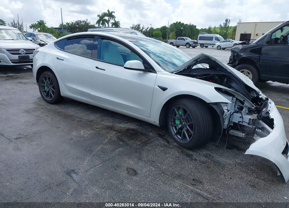 2023 TESLA MODEL 3 REAR-WHEEL DRIVE VIN: 5YJ3E1EAXPF424769