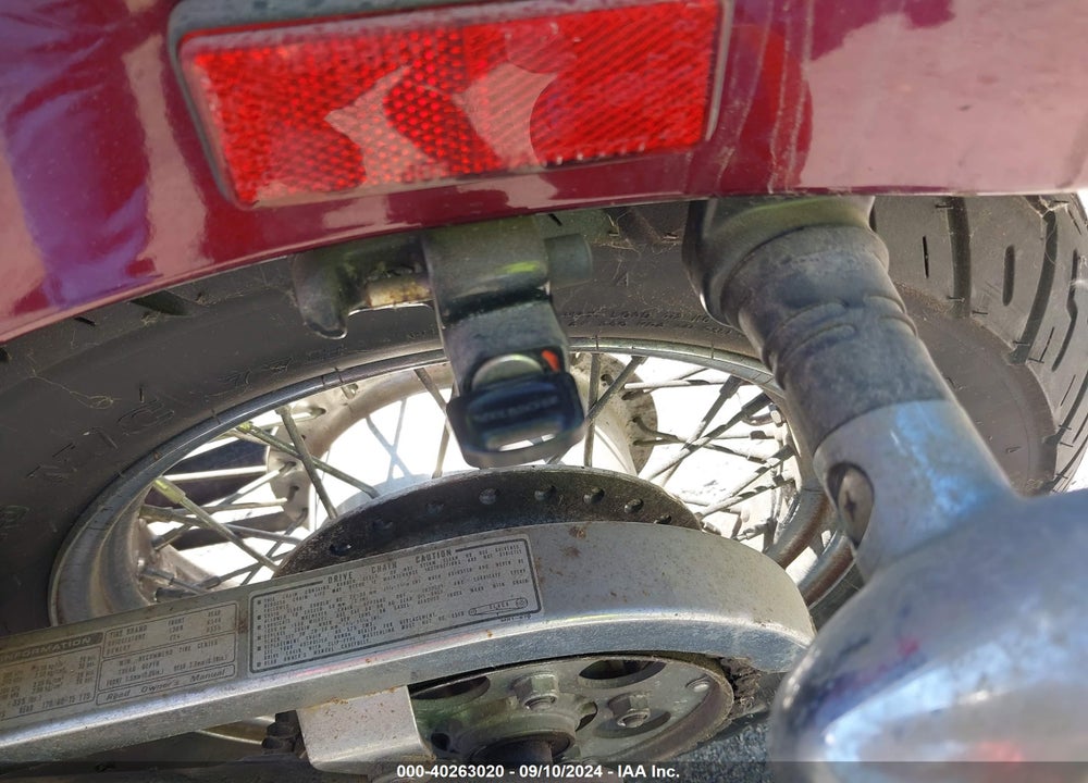 1988 HONDA VT600 C VIN: JH2PC2101JM001210