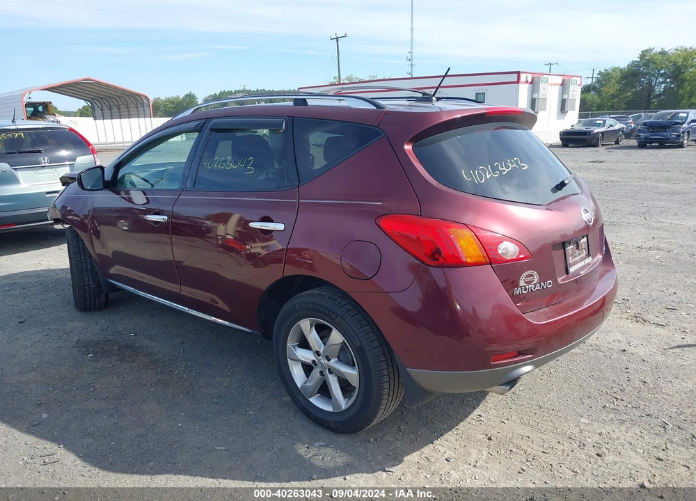 2010 NISSAN MURANO SL VIN: JN8AZ1MW9AW125967