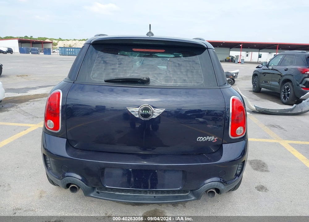 2012 MINI COOPER COUNTRYMAN S VIN: WMWZC3C55CWL85299