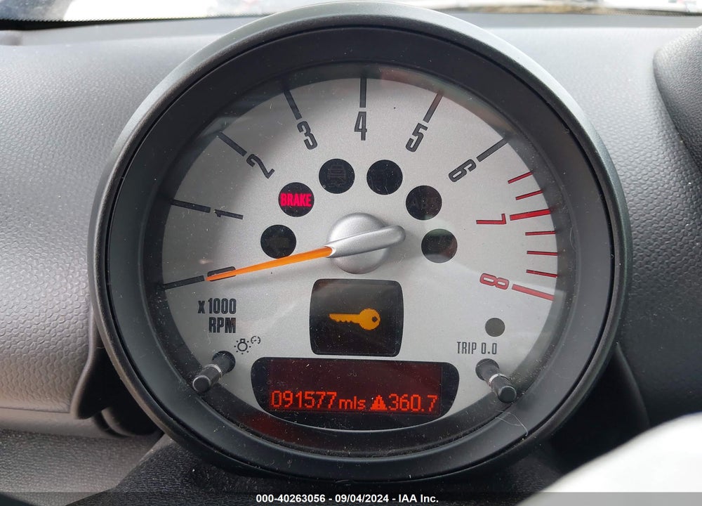 2012 MINI COOPER COUNTRYMAN S VIN: WMWZC3C55CWL85299