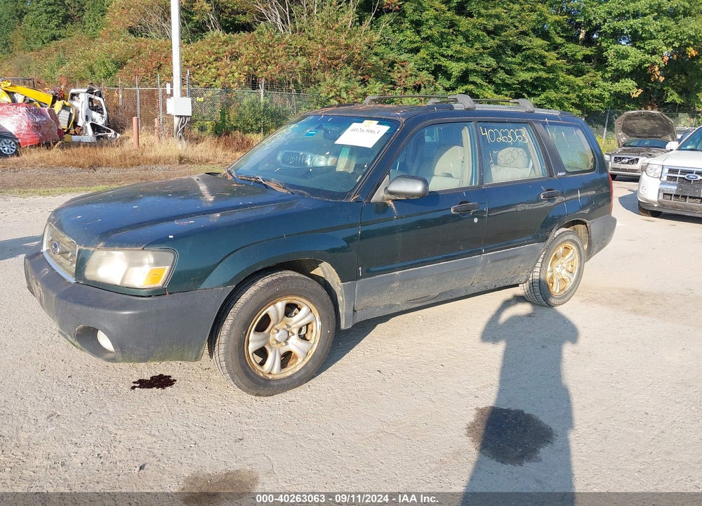 2003 SUBARU FORESTER X VIN: JF1SG63693H752783