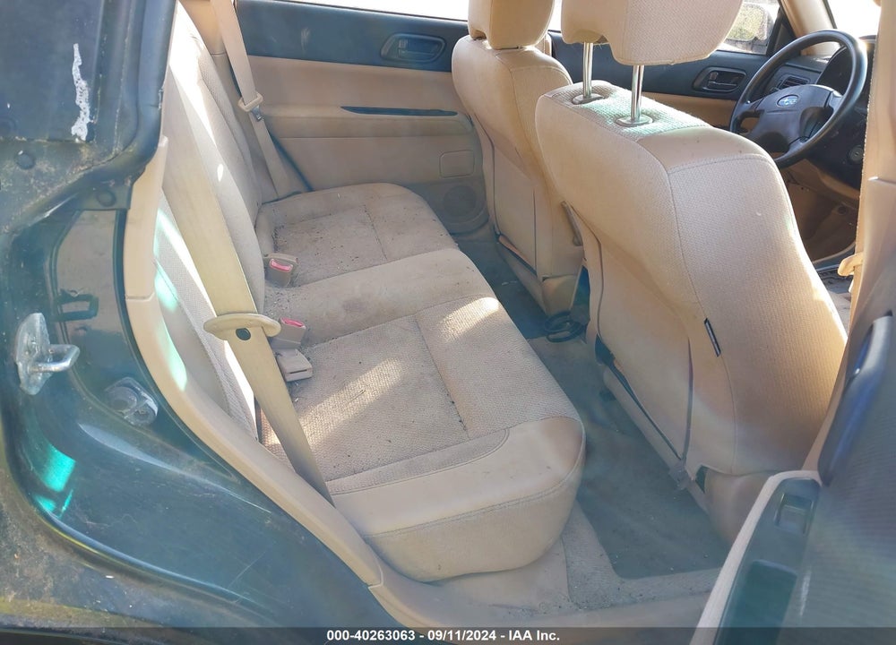 2003 SUBARU FORESTER X VIN: JF1SG63693H752783