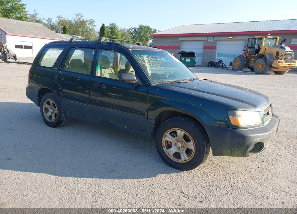 2003 SUBARU FORESTER X VIN: JF1SG63693H752783