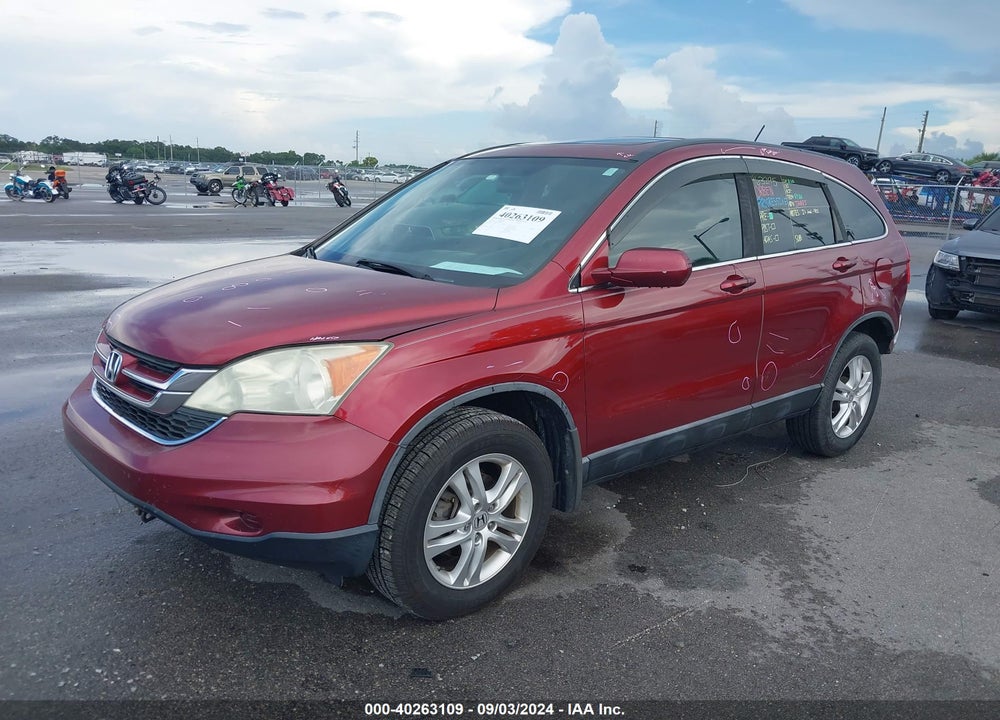 2010 HONDA CR-V EX-L VIN: 5J6RE3H77AL049847