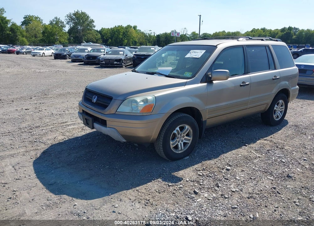 2003 HONDA PILOT EX VIN: 2HKYF18443H605371
