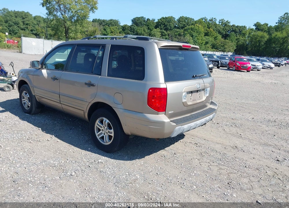 2003 HONDA PILOT EX VIN: 2HKYF18443H605371