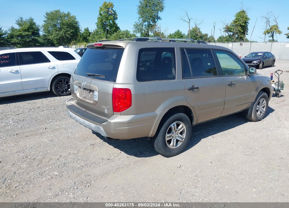 2003 HONDA PILOT EX VIN: 2HKYF18443H605371
