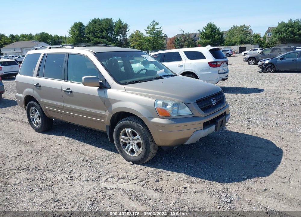 2003 HONDA PILOT EX VIN: 2HKYF18443H605371