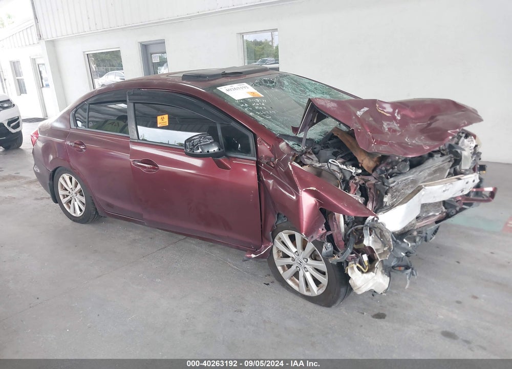 2012 HONDA CIVIC EX-L VIN: 2HGFB2F90CH545171