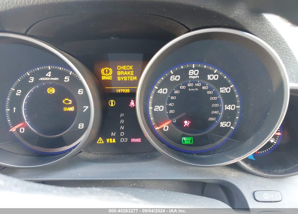 2007 ACURA MDX TECHNOLOGY PACKAGE VIN: 2HNYD28427H534823