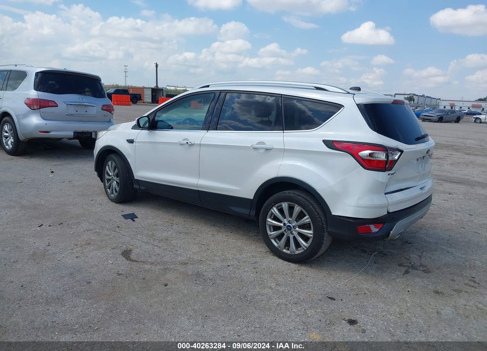 2017 FORD ESCAPE TITANIUM VIN: 1FMCU0J97HUA13729
