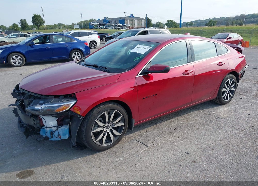2020 CHEVROLET MALIBU FWD RS VIN: 1G1ZG5ST4LF124158
