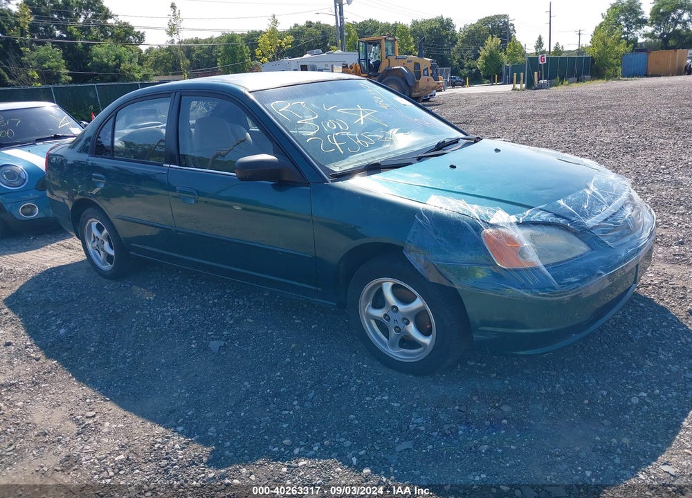 2002 HONDA CIVIC LX VIN: 2HGES16542H501952