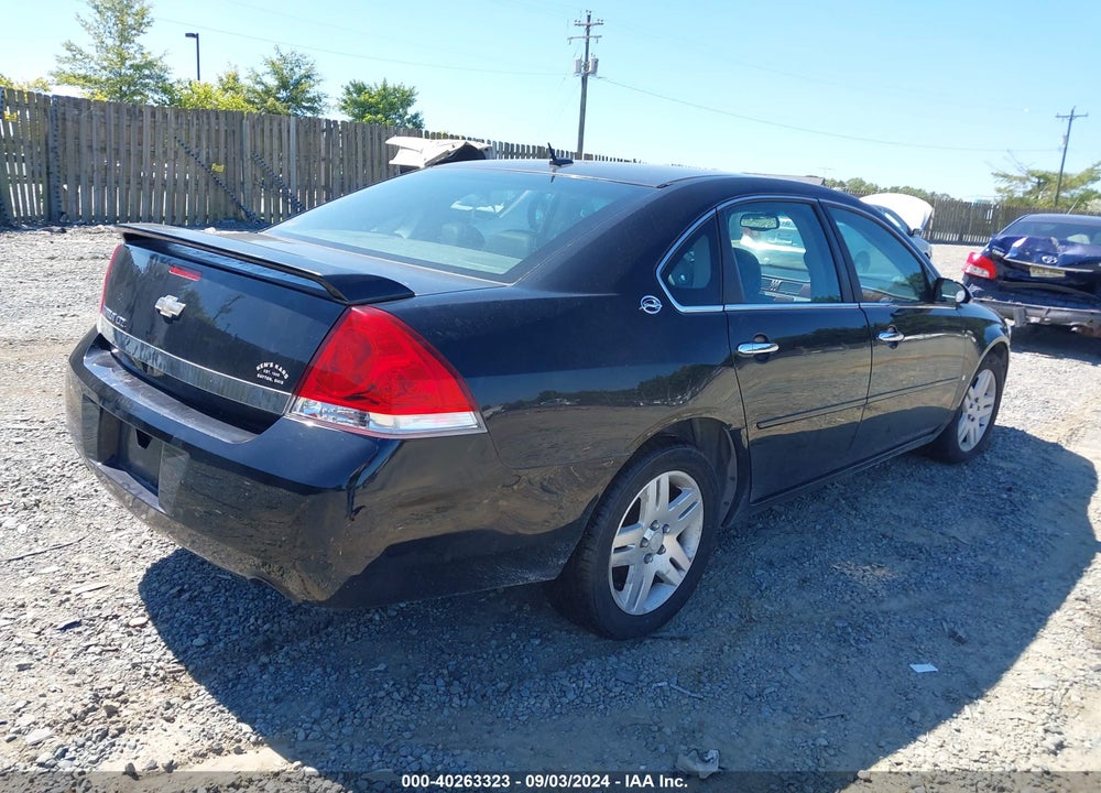 2007 CHEVROLET IMPALA LTZ VIN: 2G1WU58R779389162