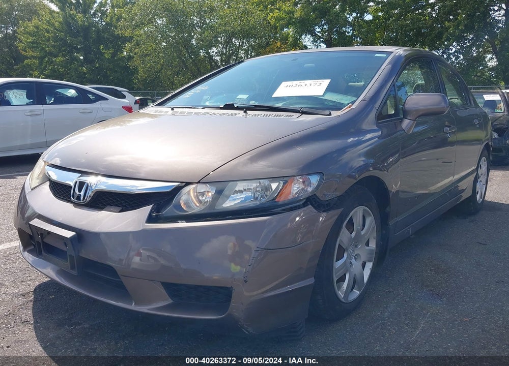 2009 HONDA CIVIC LX VIN: 2HGFA16509H538000