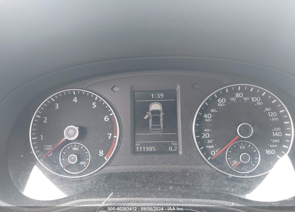 2013 VOLKSWAGEN PASSAT 2.5L SE VIN: 1VWBP7A32DC129011