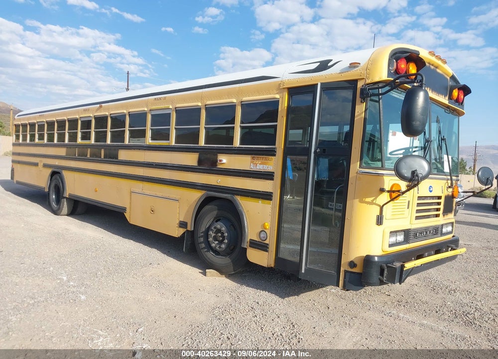 2009 BLUE BIRD SCHOOL BUS / TRANSIT BUS VIN: 1BABNCPA49F257855
