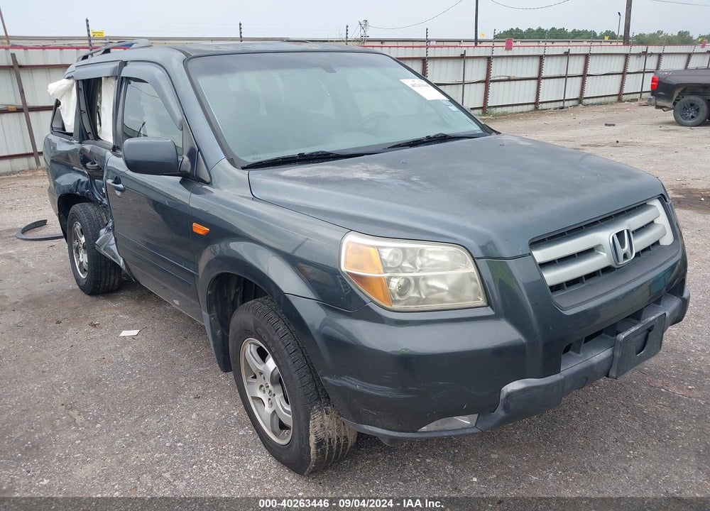 2006 HONDA PILOT EX-L VIN: 5FNYF18596B028896