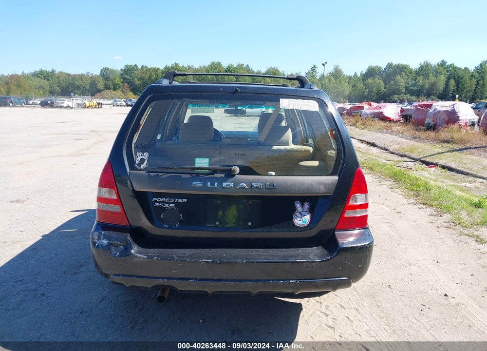 2005 SUBARU FORESTER 2.5XS VIN: JF1SG65645H712305