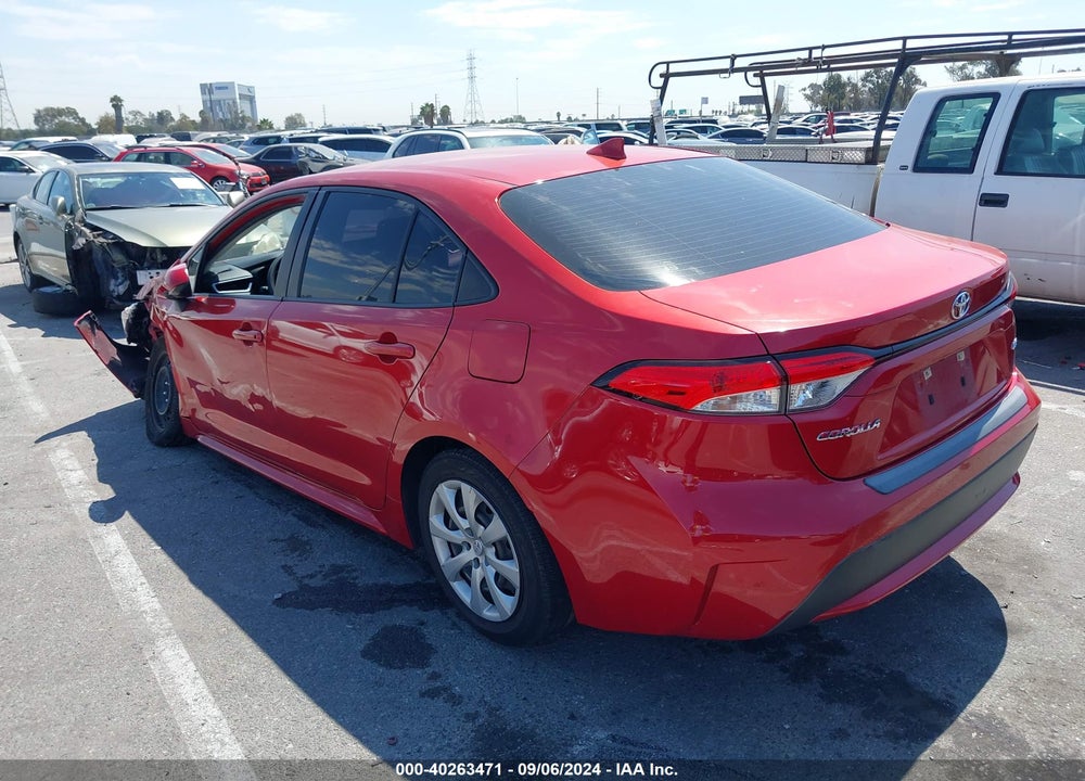 2020 TOYOTA COROLLA LE VIN: JTDEPRAEXLJ002921