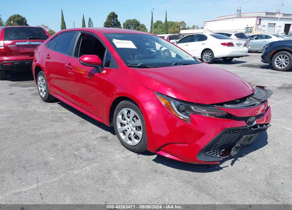 2020 TOYOTA COROLLA LE VIN: JTDEPRAEXLJ002921