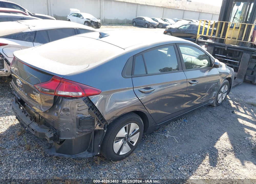2017 HYUNDAI IONIQ HYBRID BLUE VIN: KMHC65LCXHU049897