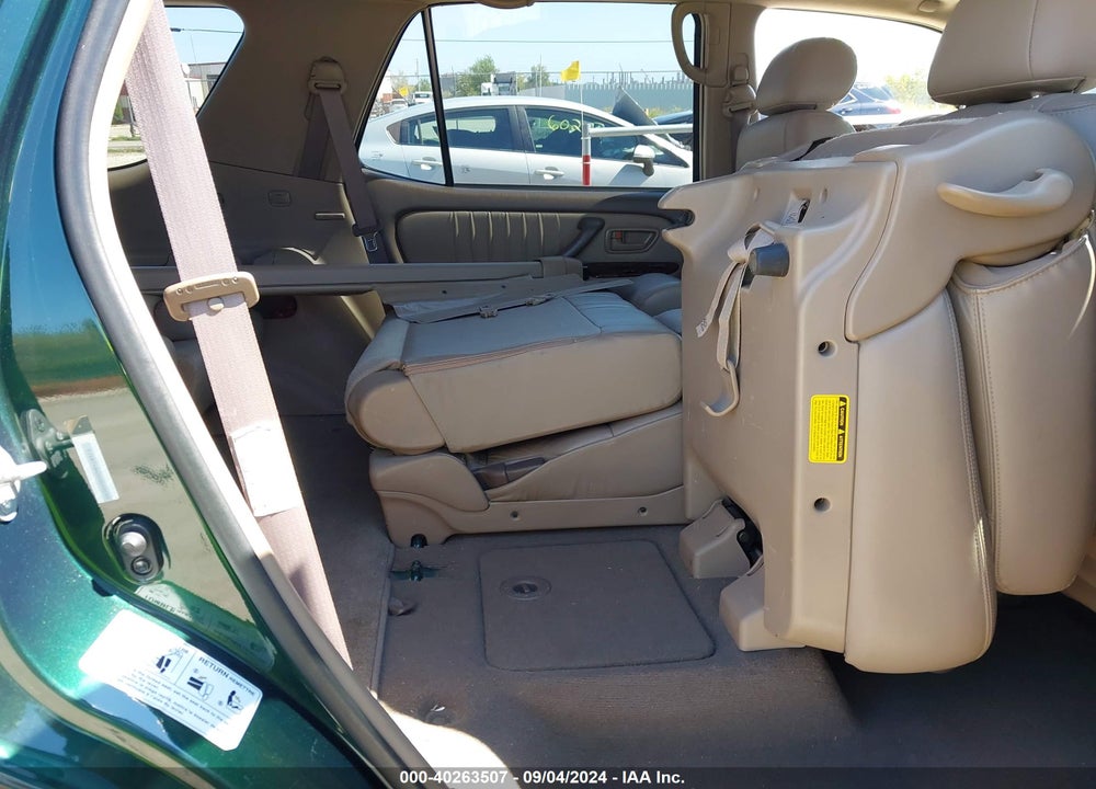 2002 TOYOTA SEQUOIA LIMITED V8 VIN: 5TDBT48A32S087297