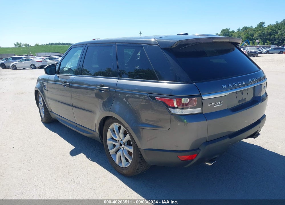 2015 LAND ROVER RANGE ROVER SPORT VIN: SALWR2VF4FA615249