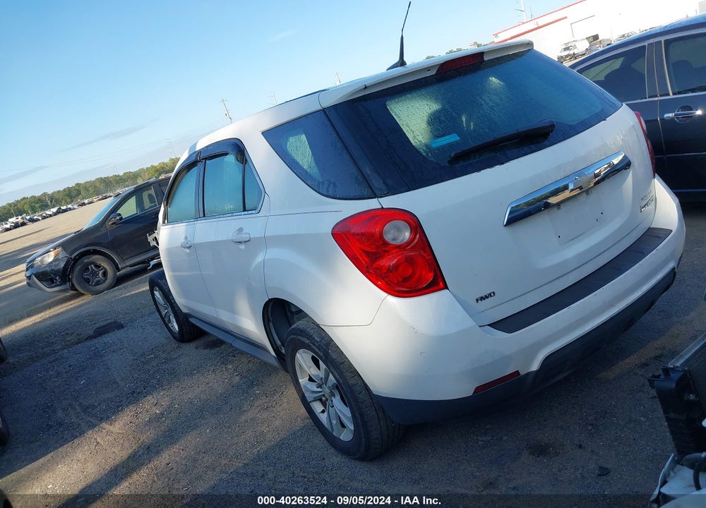 2012 CHEVROLET EQUINOX LS VIN: 2GNFLCEK8C6318917