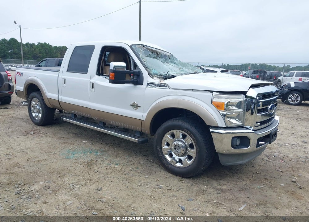 2013 FORD F-250 LARIAT VIN: 1FT7W2BTXDEB49296