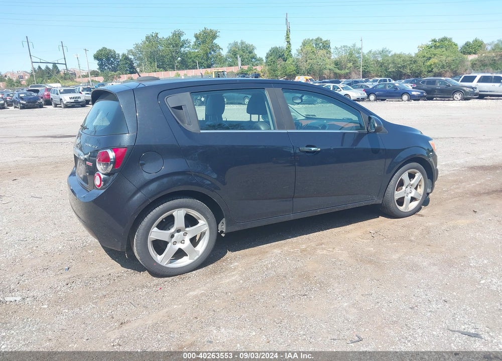 2015 CHEVROLET SONIC LTZ MANUAL VIN: 1G1JF6SB8F4101379