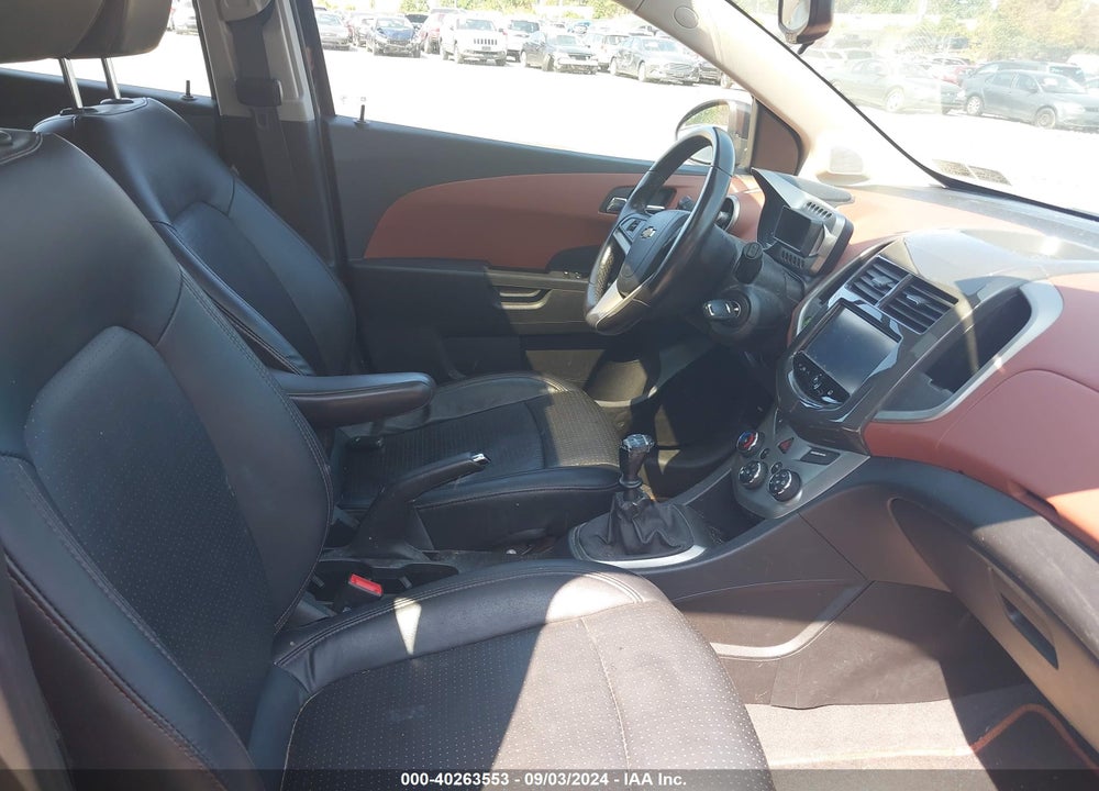 2015 CHEVROLET SONIC LTZ MANUAL VIN: 1G1JF6SB8F4101379
