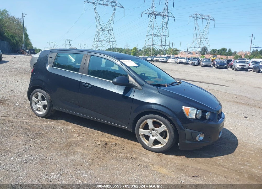 2015 CHEVROLET SONIC LTZ MANUAL VIN: 1G1JF6SB8F4101379