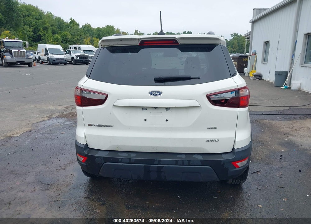 2019 FORD ECOSPORT SES VIN: MAJ6S3JL1KC252670